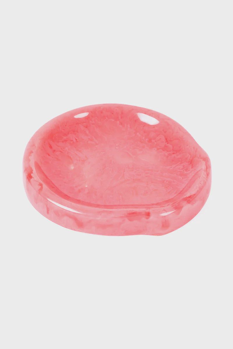 Scallop Dish in Pink