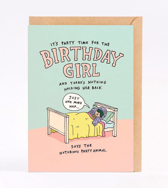Wally Paper Co - It&#39;s  Party Time For The Birthday Girl