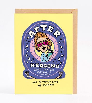 Wally Paper Co - After Reading About How Bad Alcohol is For You