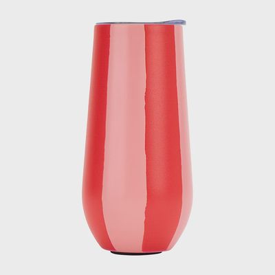 Sparkling Flute Stainless - Red Stripe