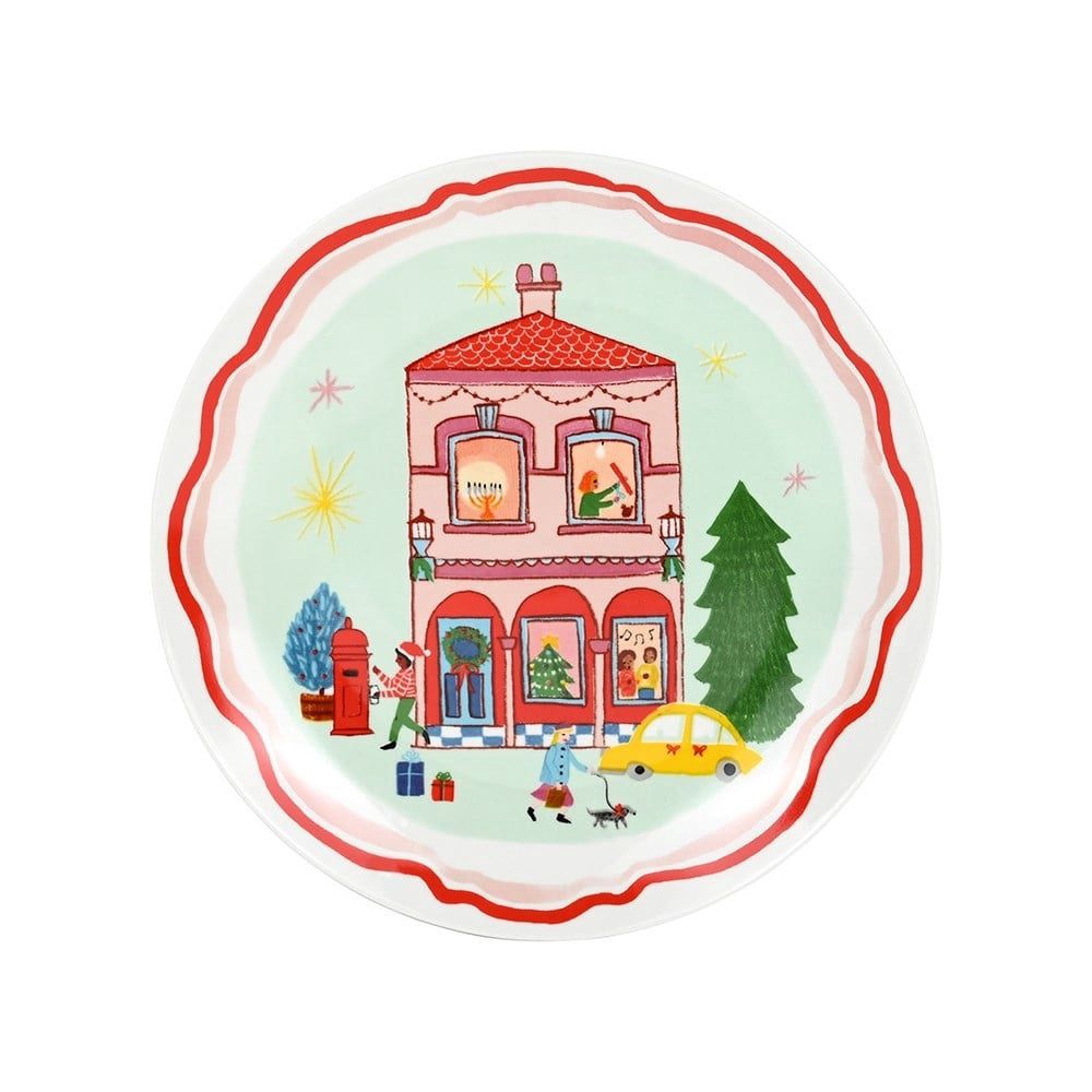 Porto Night Before Side Plate - Pink House