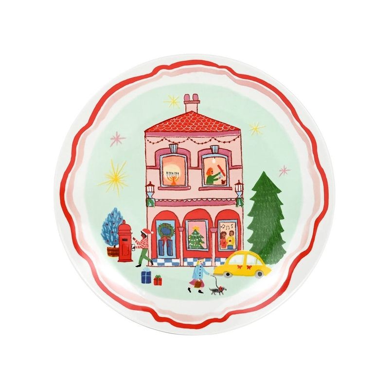 Porto Night Before Side Plate - Pink House