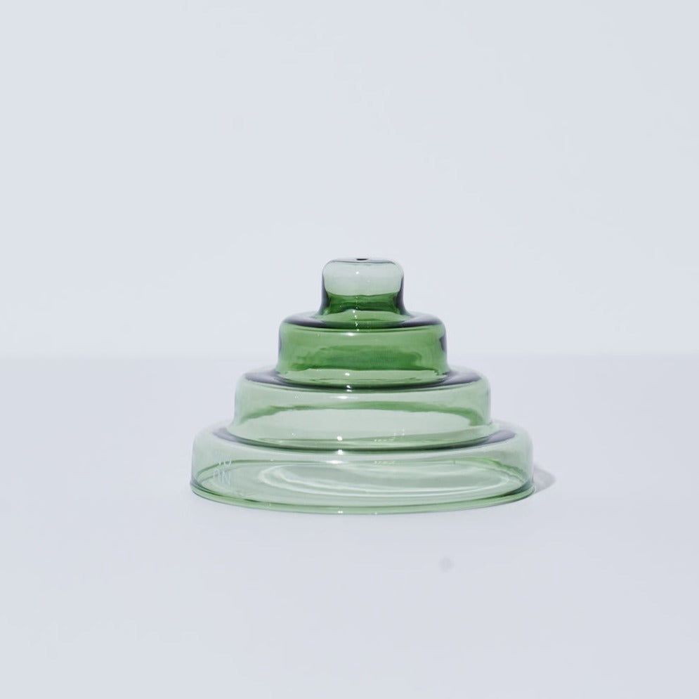 Pyramids Incense Holder in Green
