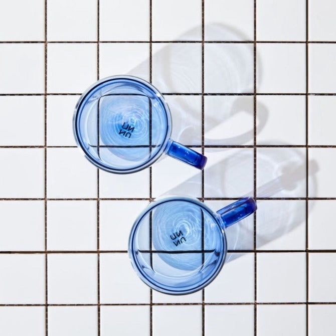 Double Trouble Mugs in Blue