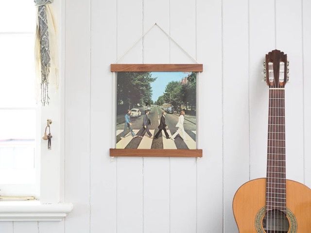 Record Jacket Frame in Brunette Hardwood