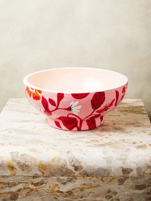 Meadow Fruit Bowl - Pink