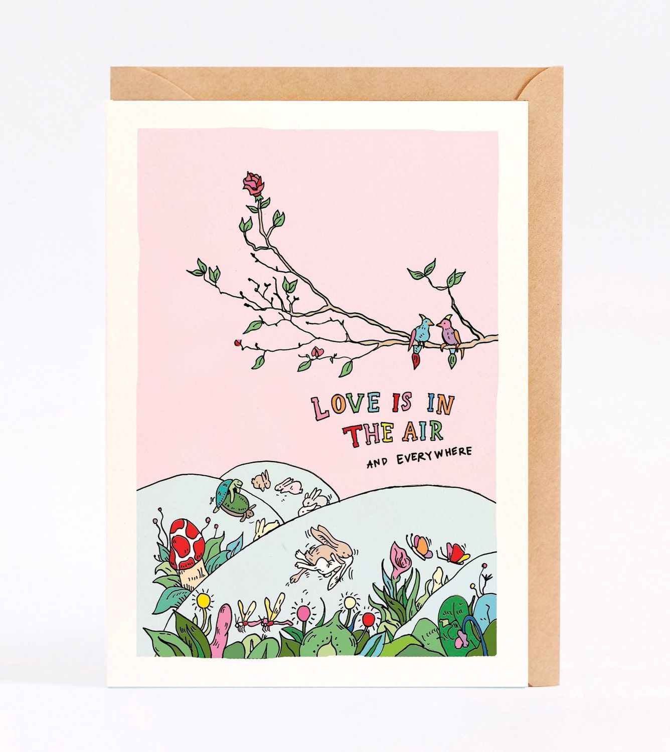 Wally Paper Co - Love Is In The Air Greeting Card
