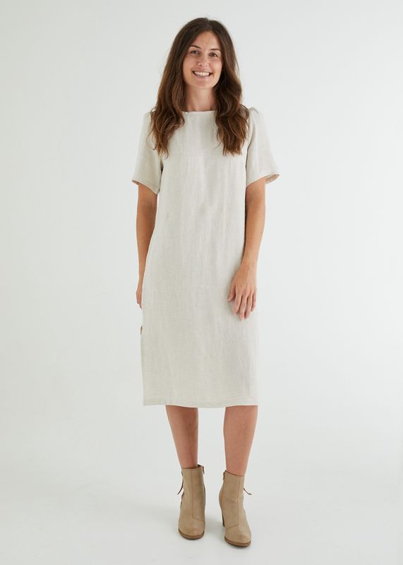 Lucy Dress in Natural