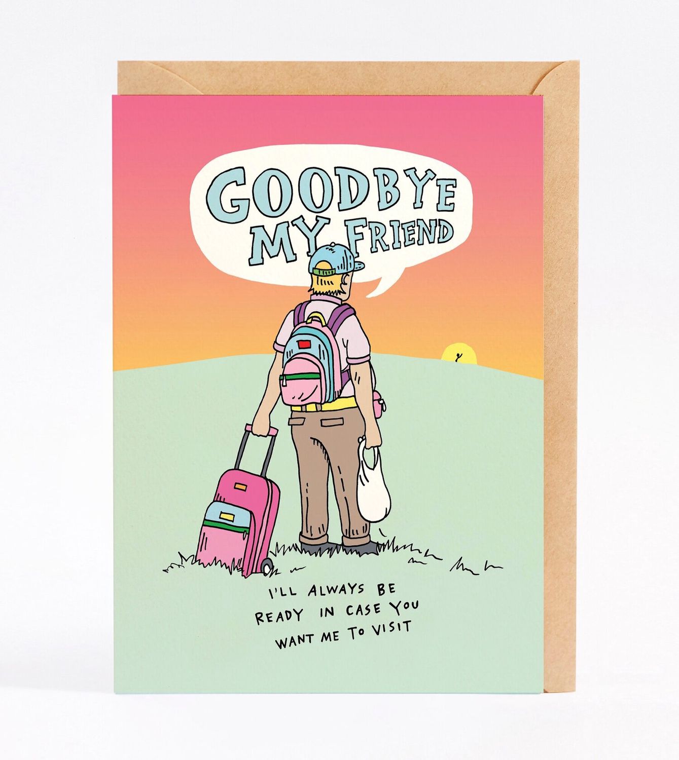 Wally Paper Co - Goodbye My Friend Card