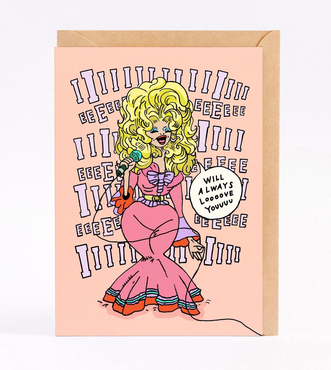 Wally Paper Co - I Will Always Love You Greeting Card