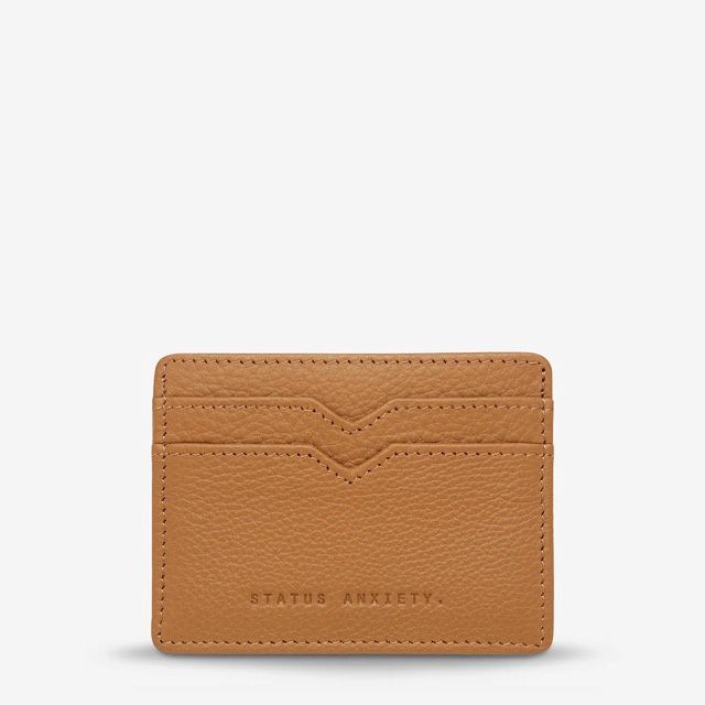 Together For Now Card Holder in Tan