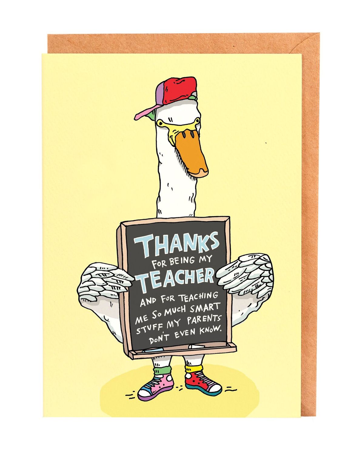 Wally Paper Co - Thanks for Being My Teacher Card