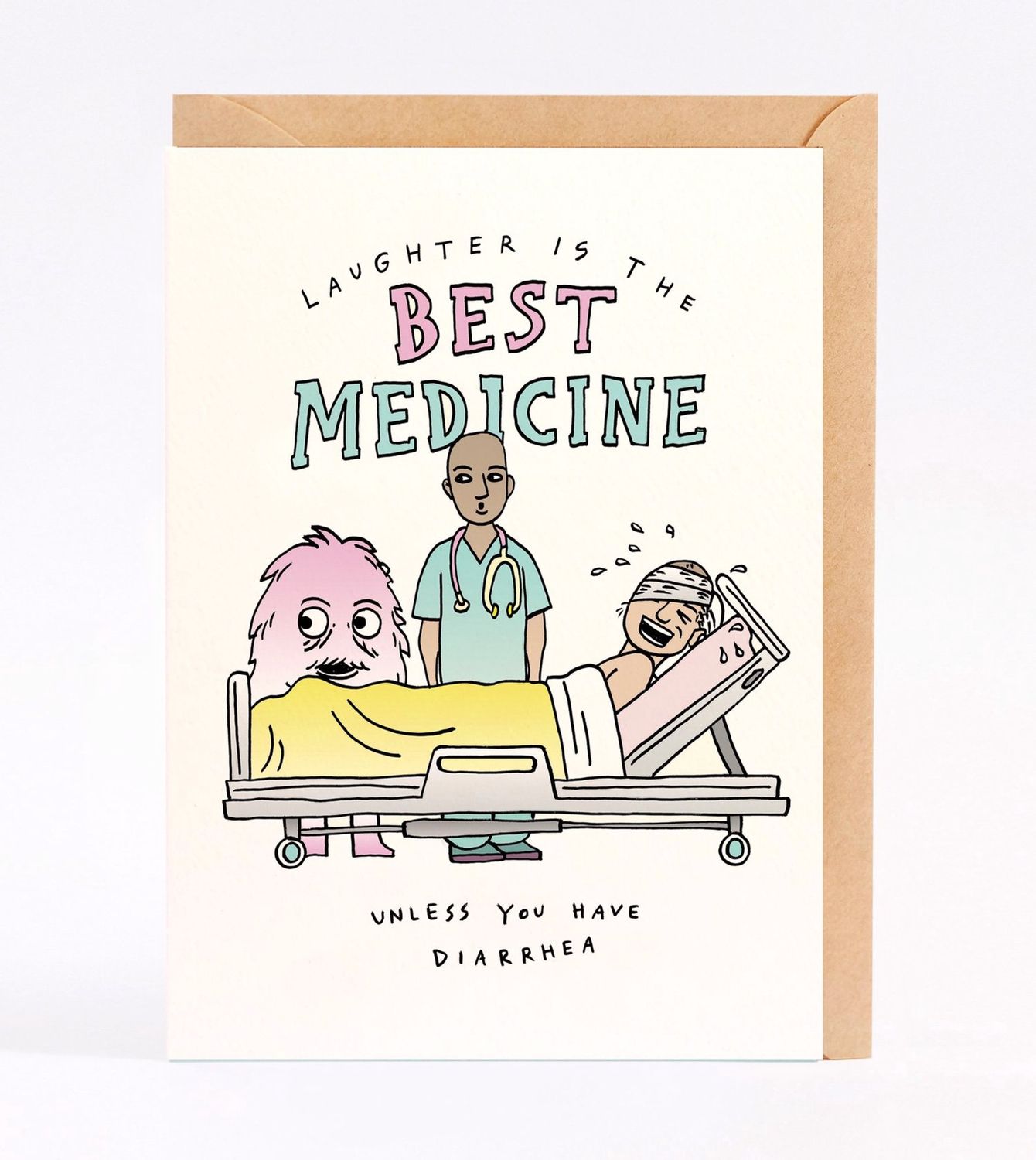 Wally Paper Co - Laughter Is The Best Medicine Card