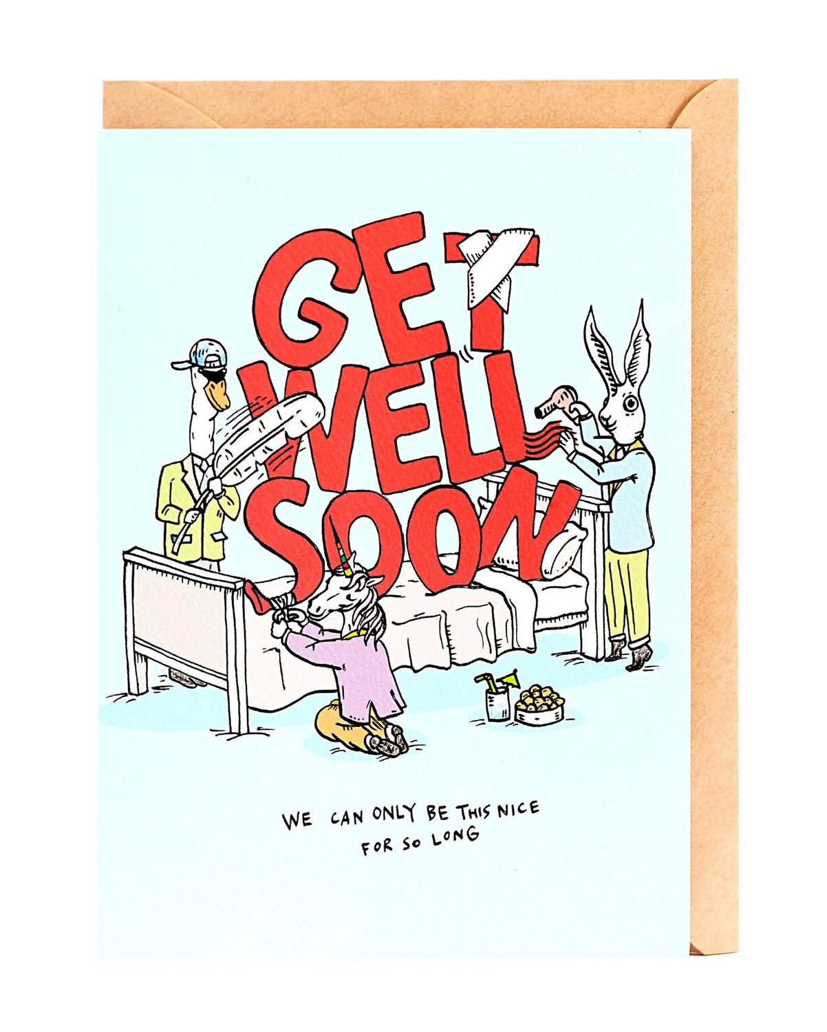 Wally Paper Co - Get Well Soon Card