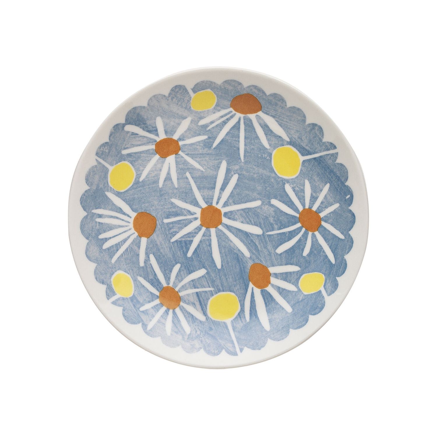 Aster Side Plate in Blue Daisies