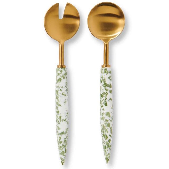 Kip &amp; Co Salad Servers in Island Life