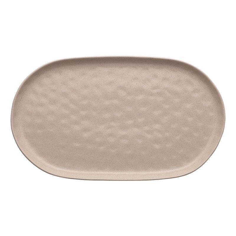 Speckle Cheesecake Oval Serving Plate