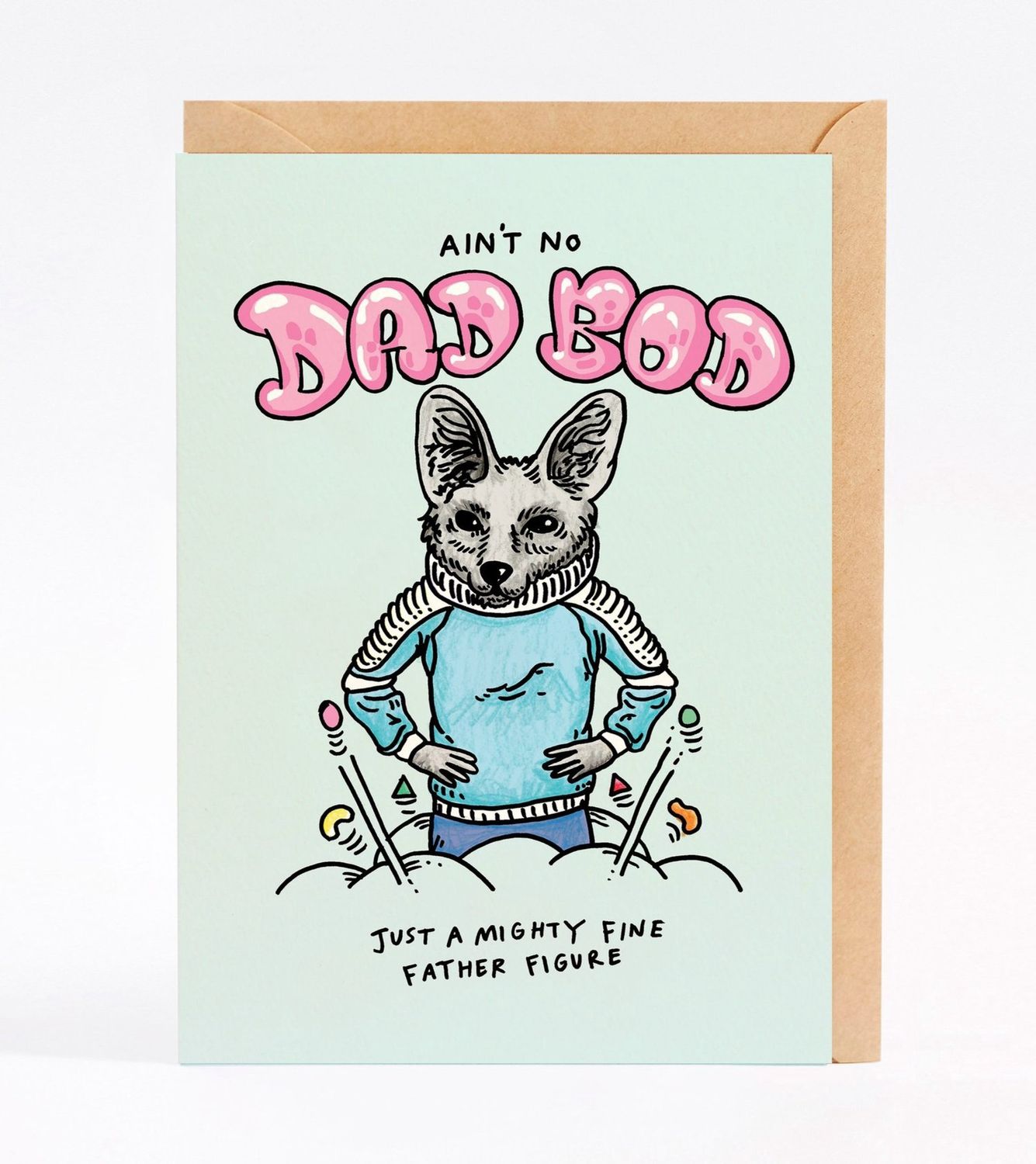 Wally Paper Co - Dad Bod Greeting Card
