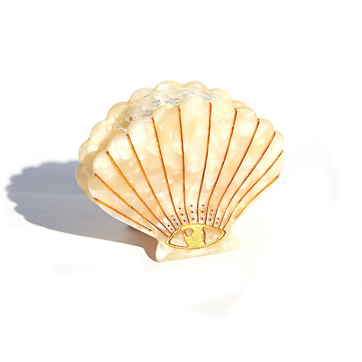 Pearl Shell Hair Clip