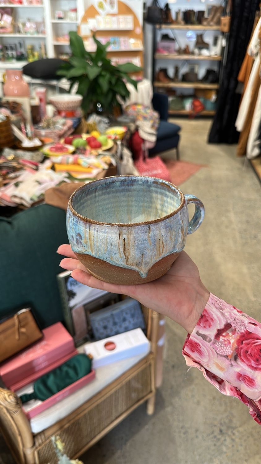 Handmade Soup Mug in Glacier Glaze