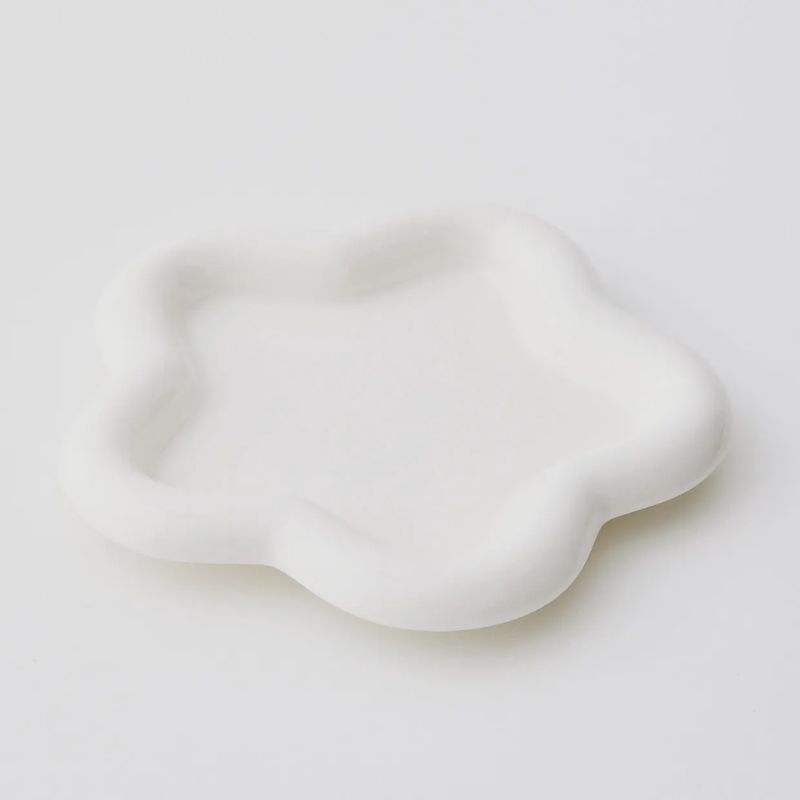 Ceramic Flower Trinket Tray