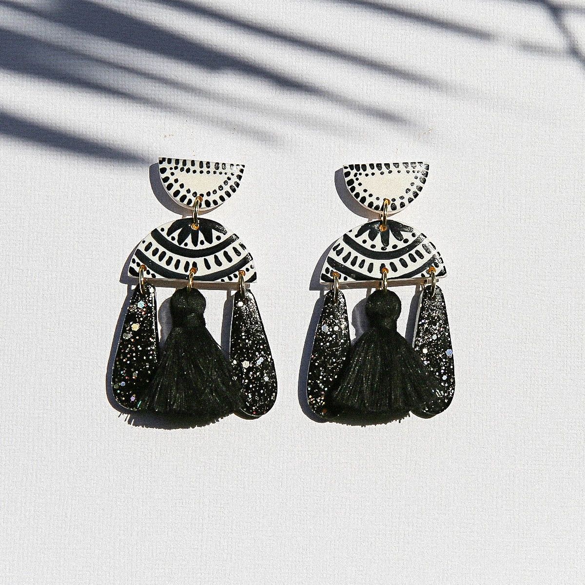 Painted Statement Earrings