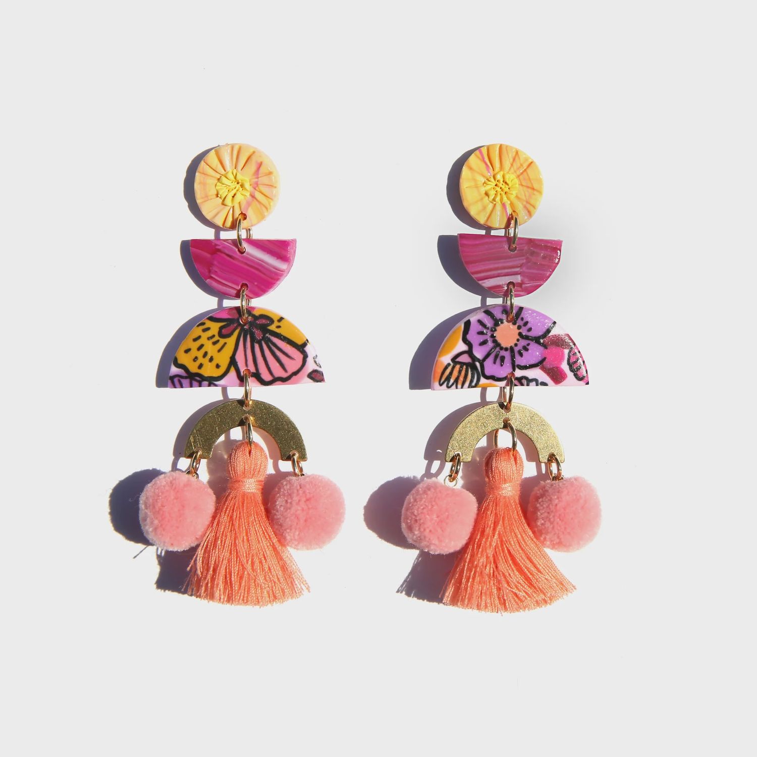 Peachy Keen Super Pom Poms