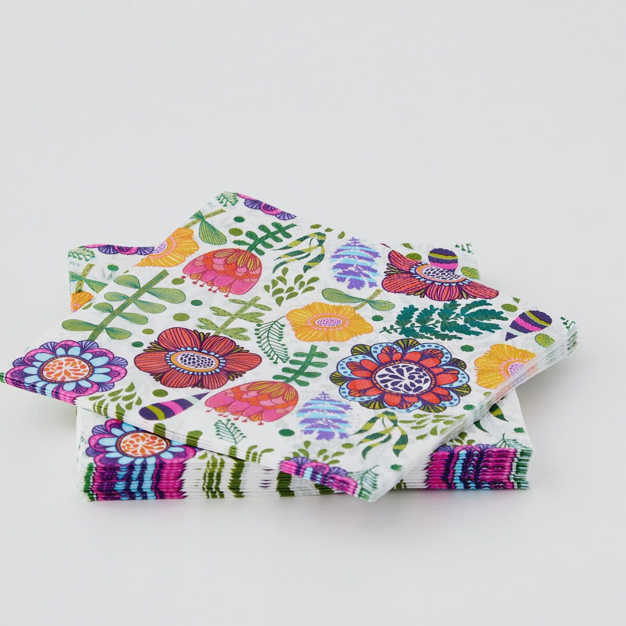 Folk Floral Serviettes