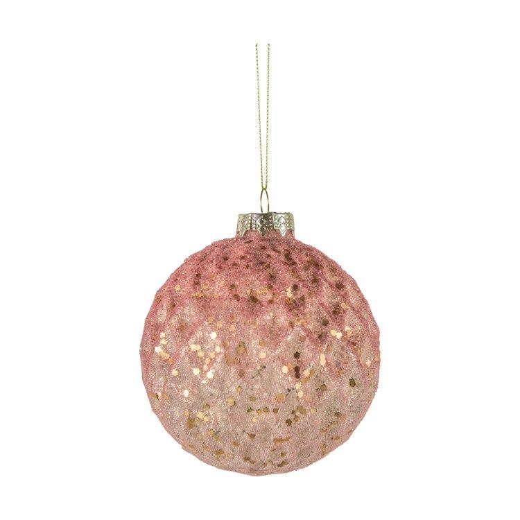 Blush Honeycomb Bauble