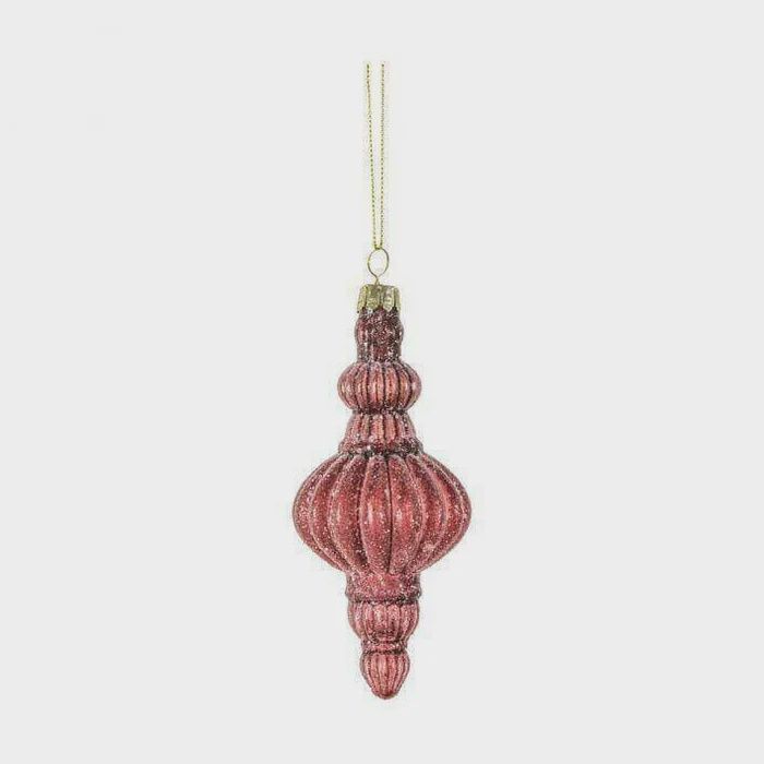 Damson Wide Droplet Bauble