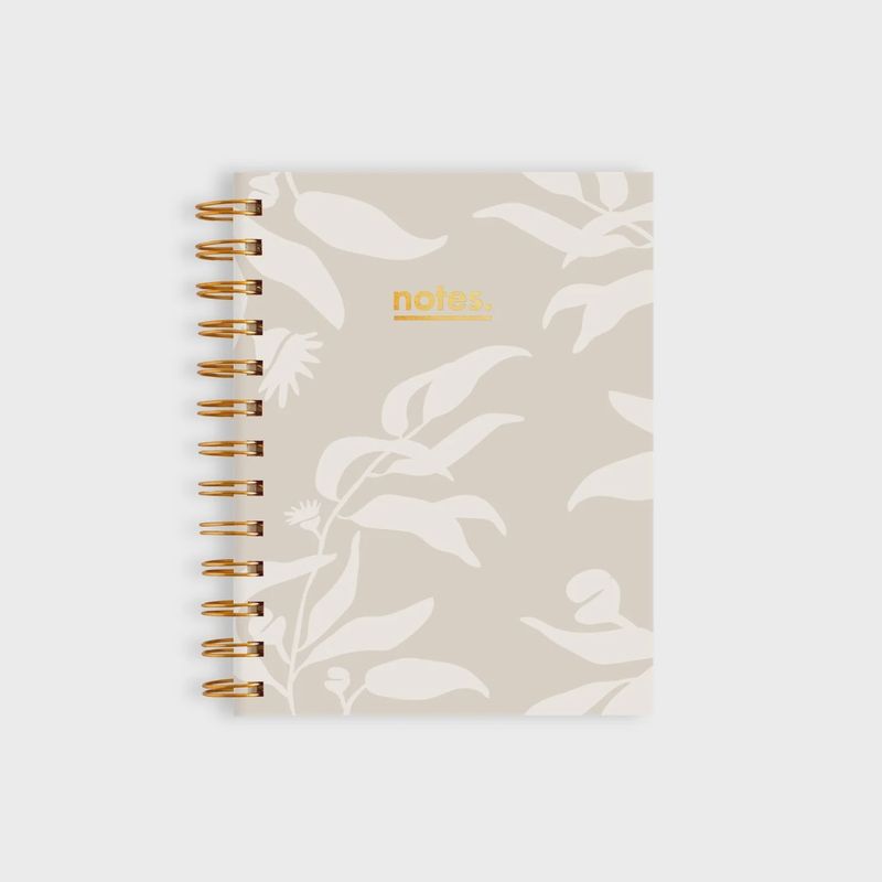 Grey Eucalyptus Mini Spiral Notebook