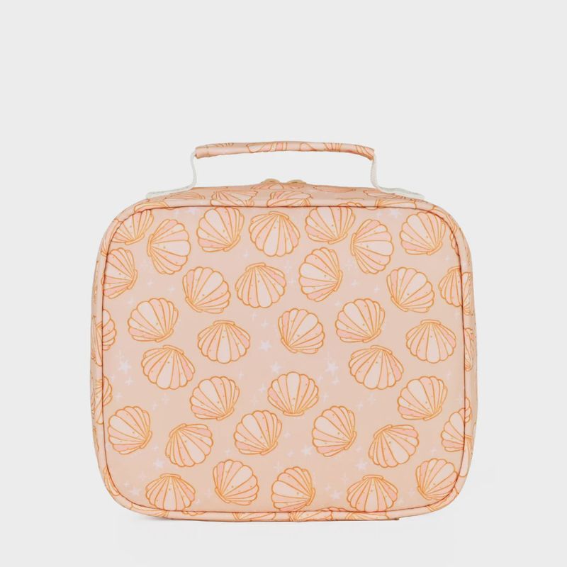 Mini Insulated Lunch Bag in Peach Shell