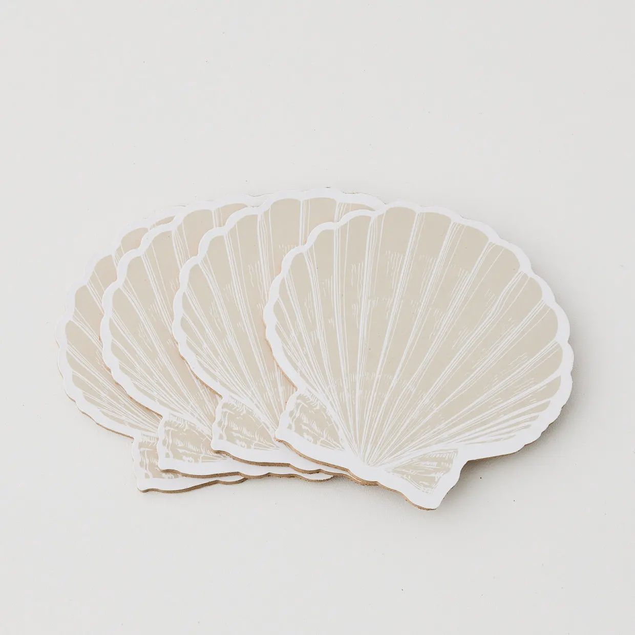 Clam Shell Coaster Set of 4
