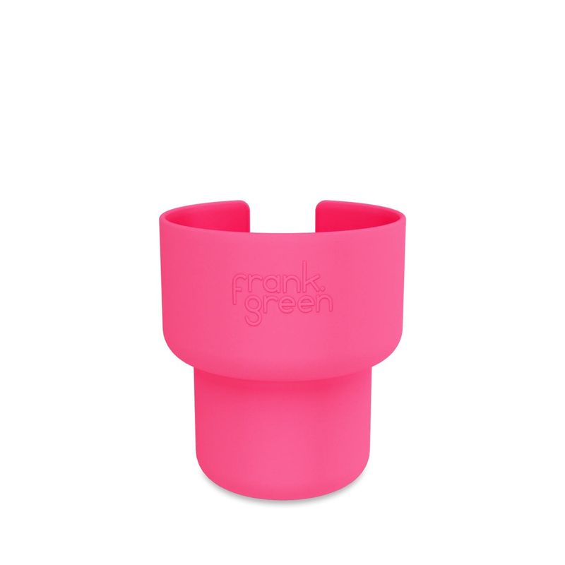 Car Cup Holder Expander in Neon Pink