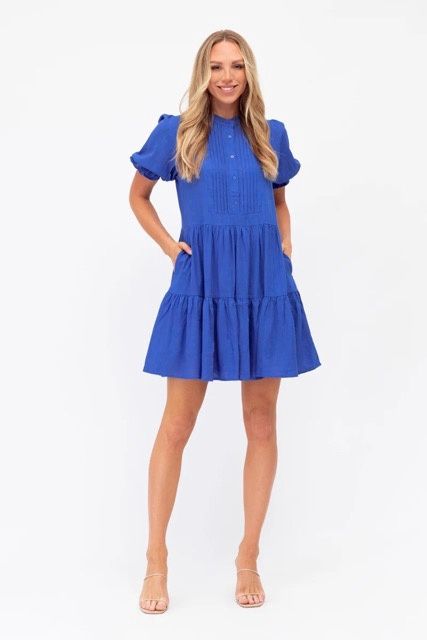 Ebby &amp; I Blue Dress - VVN9776