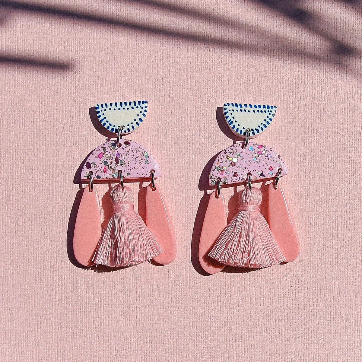 Fairy Floss Statement Earrings