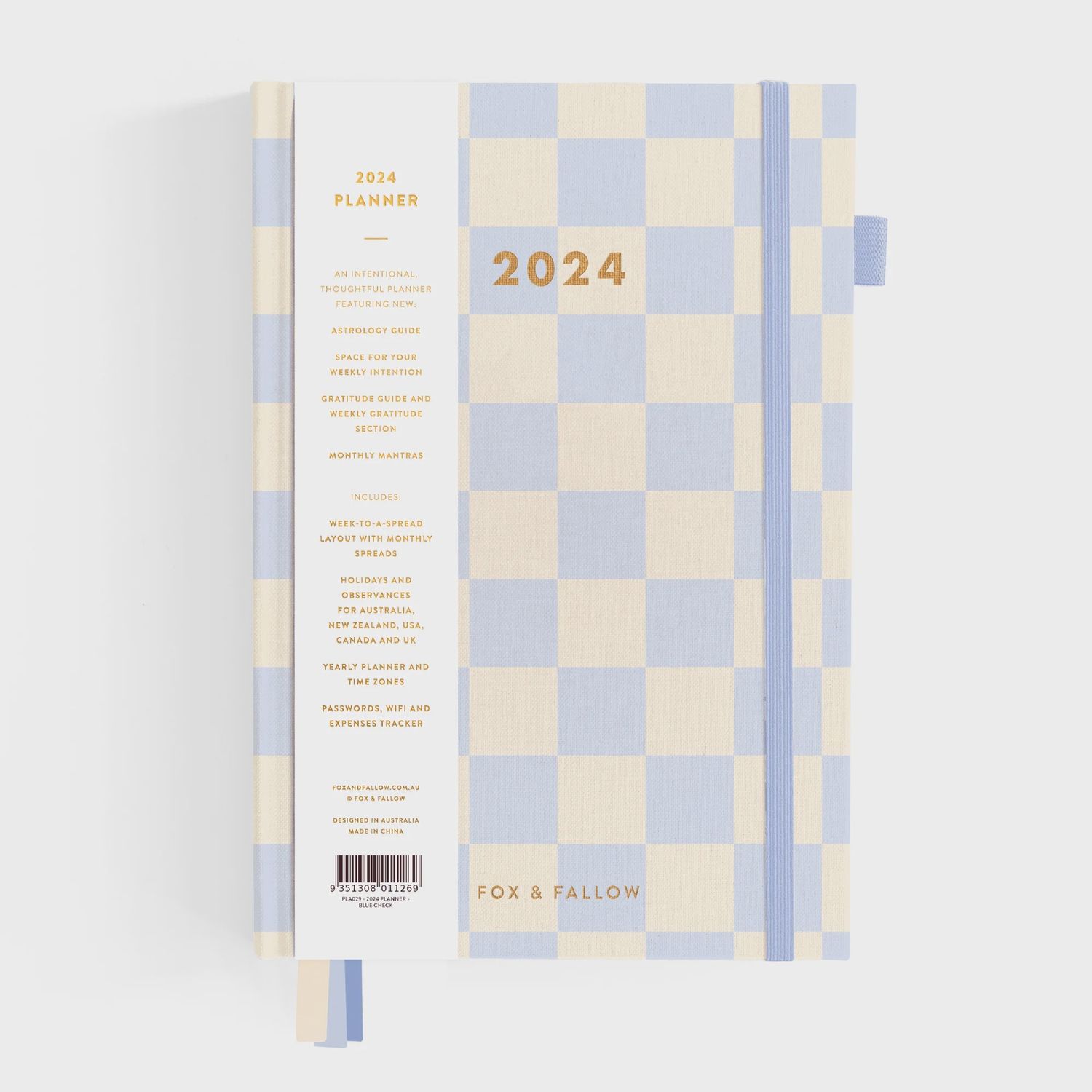 2024 Blue Check Planner