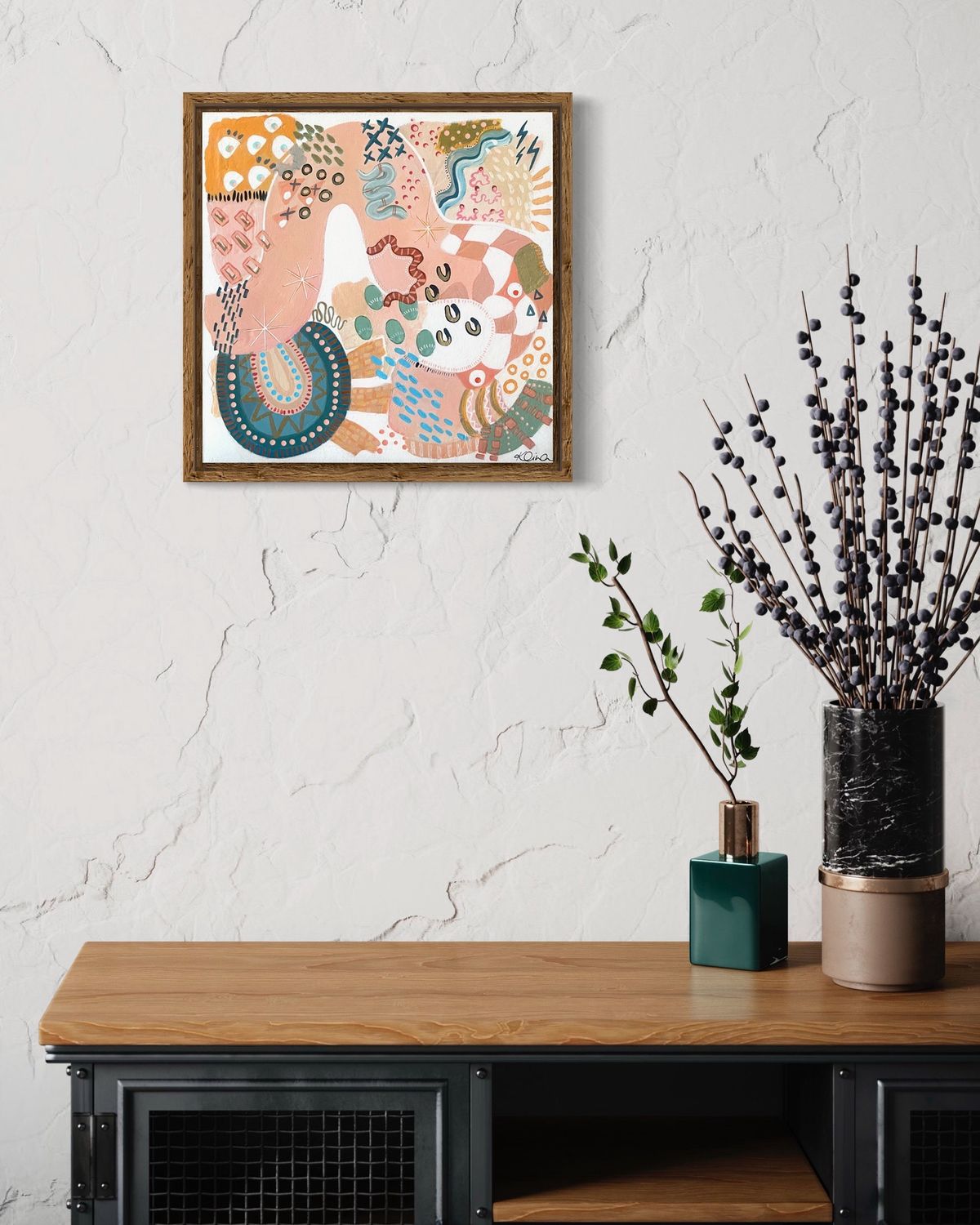 &quot;Blue Luck Gold&quot; by Keira Wolf