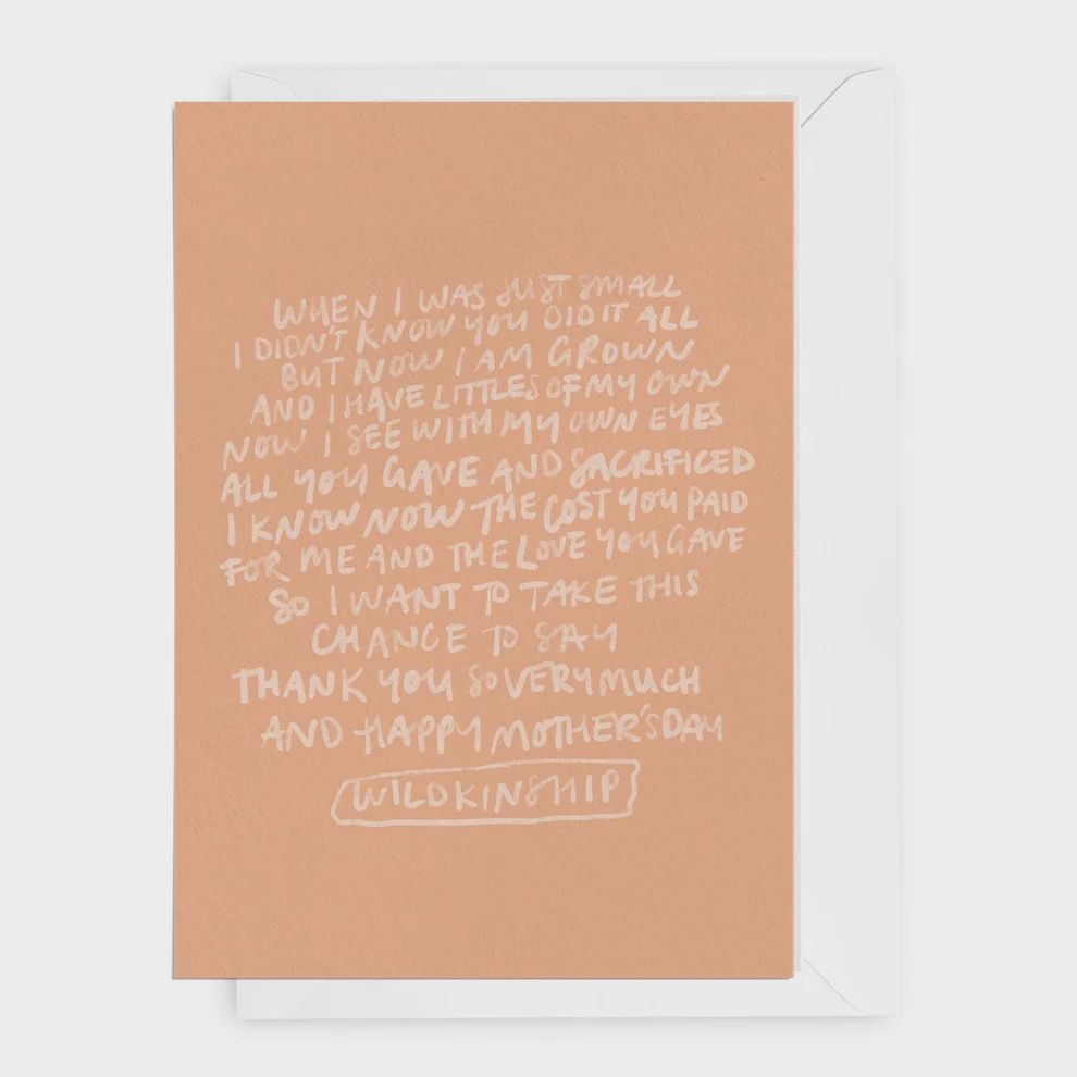 Happy Mother&#39;s Day Card by Wildkinship