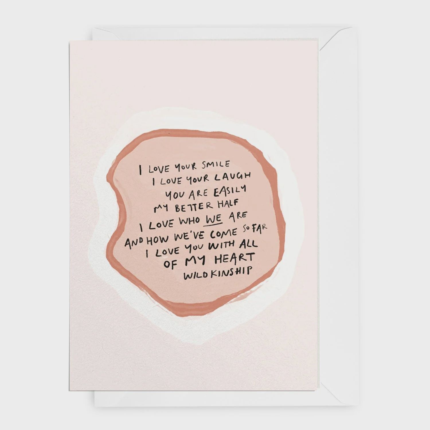 &quot;With All My Heart&quot; Greeting Card