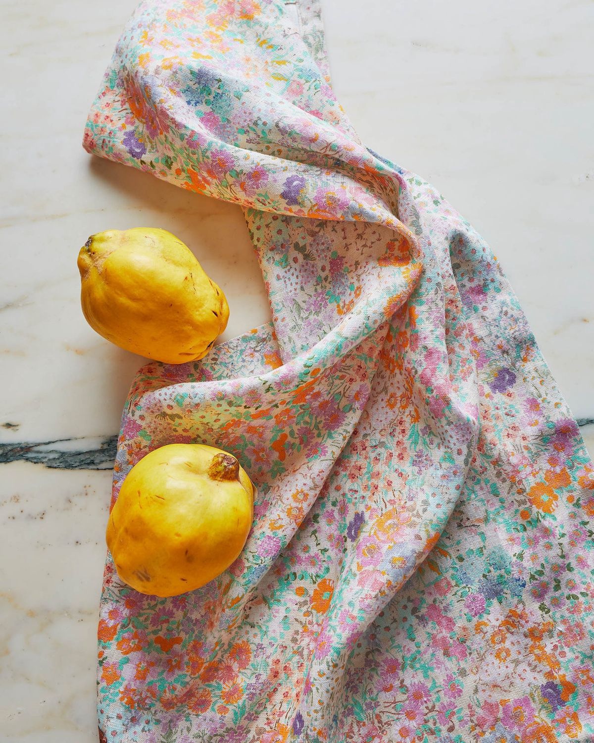 Little Bit Ditsy Linen Tea Towel