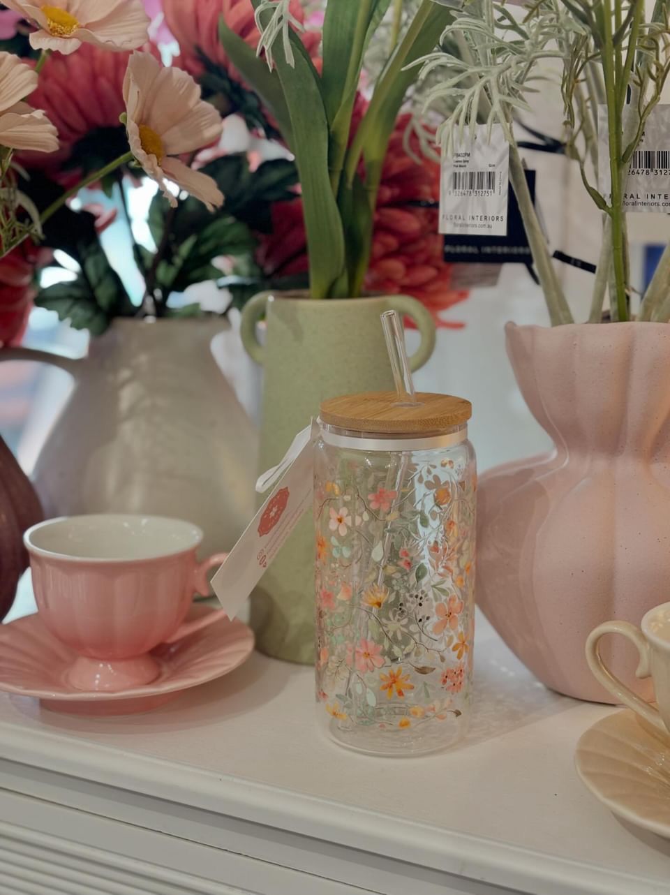 Wildflowers Glass Tumbler by Bloom House