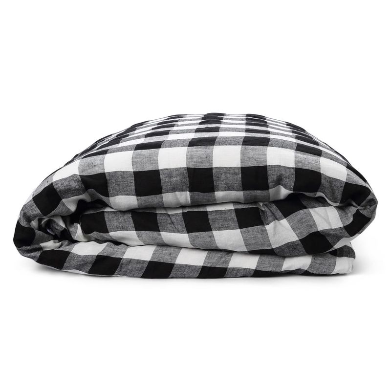 Black &amp; White Gingham Bedding