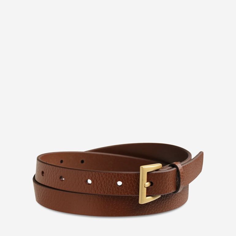 PART OF ME - Belt Tan / Gold
