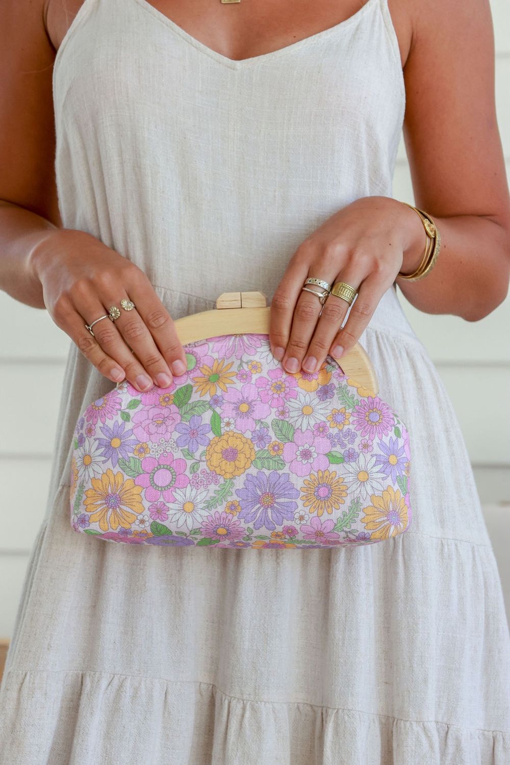 Spring Floral Timber Bag