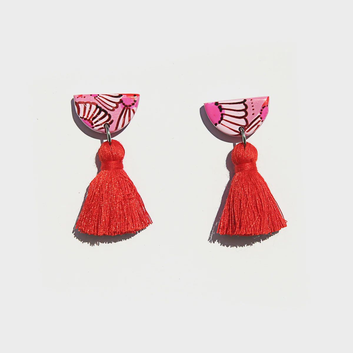 Red &amp; Pink Tassels