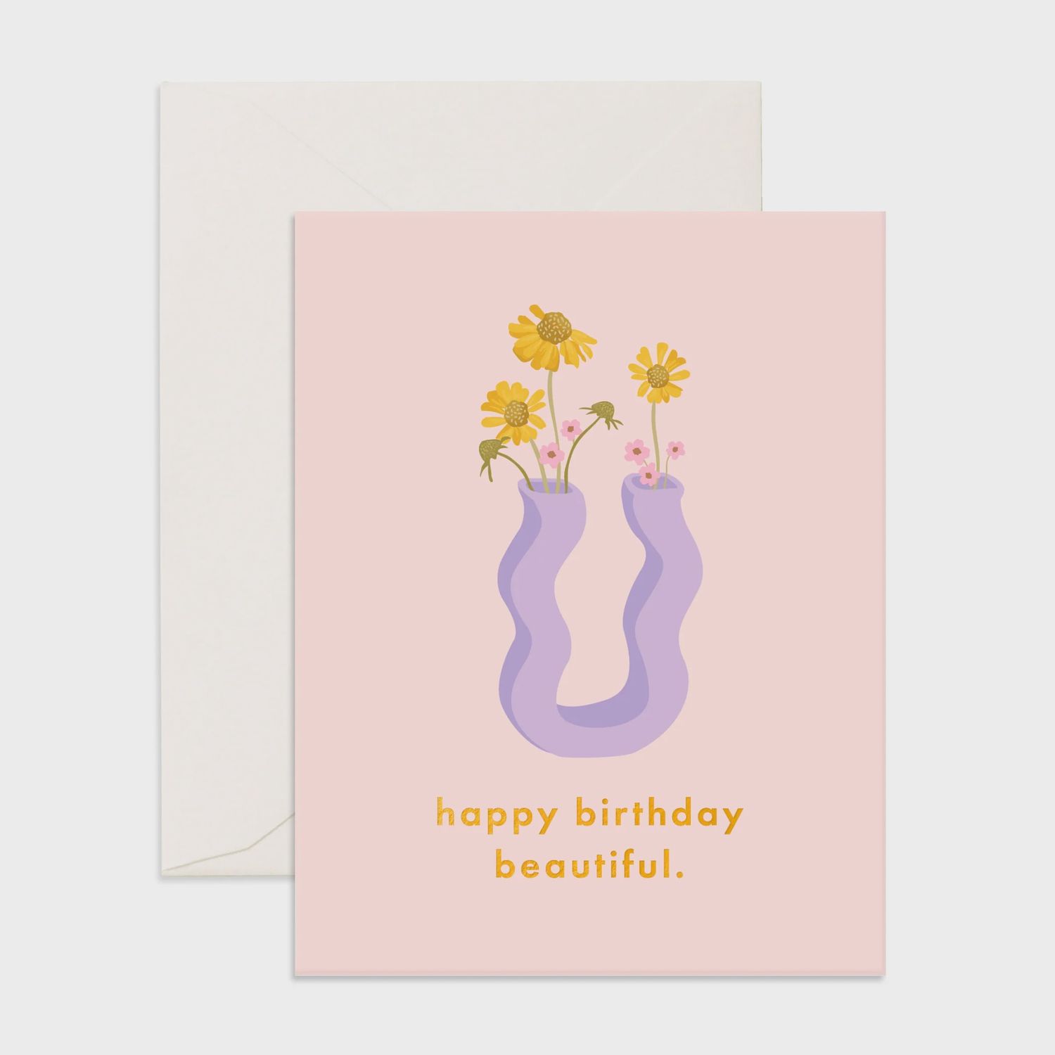 Happy Birthday Beautiful Greeting Card