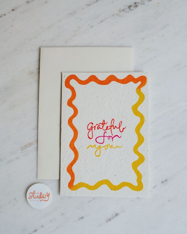 Grateful for You Greeting Card