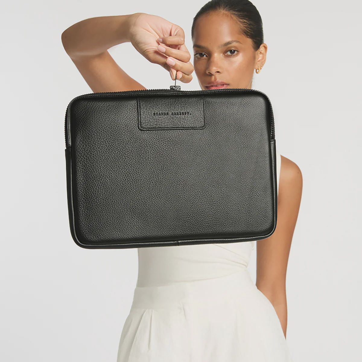 Before I Leave Laptop Case in Black