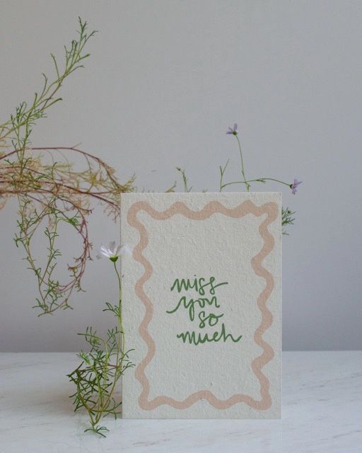 Miss You So Much Greeting Card